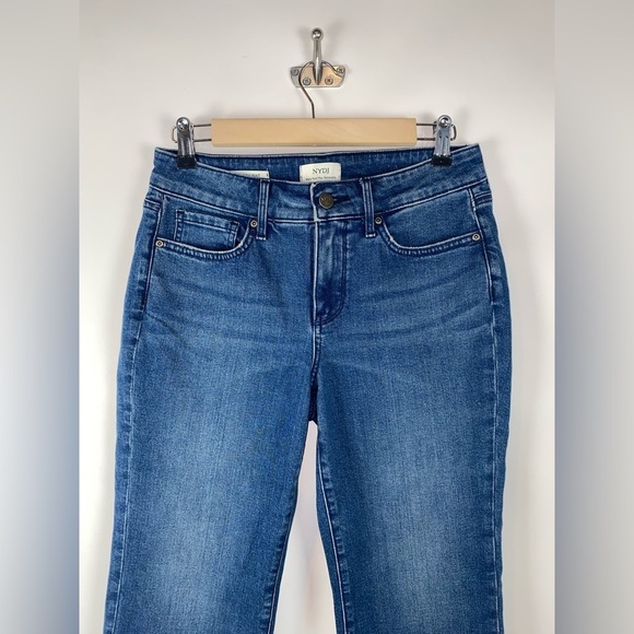 NYDJ Blue Cropped capris Jeans with Stretch sz 4 - Picture 7 of 13